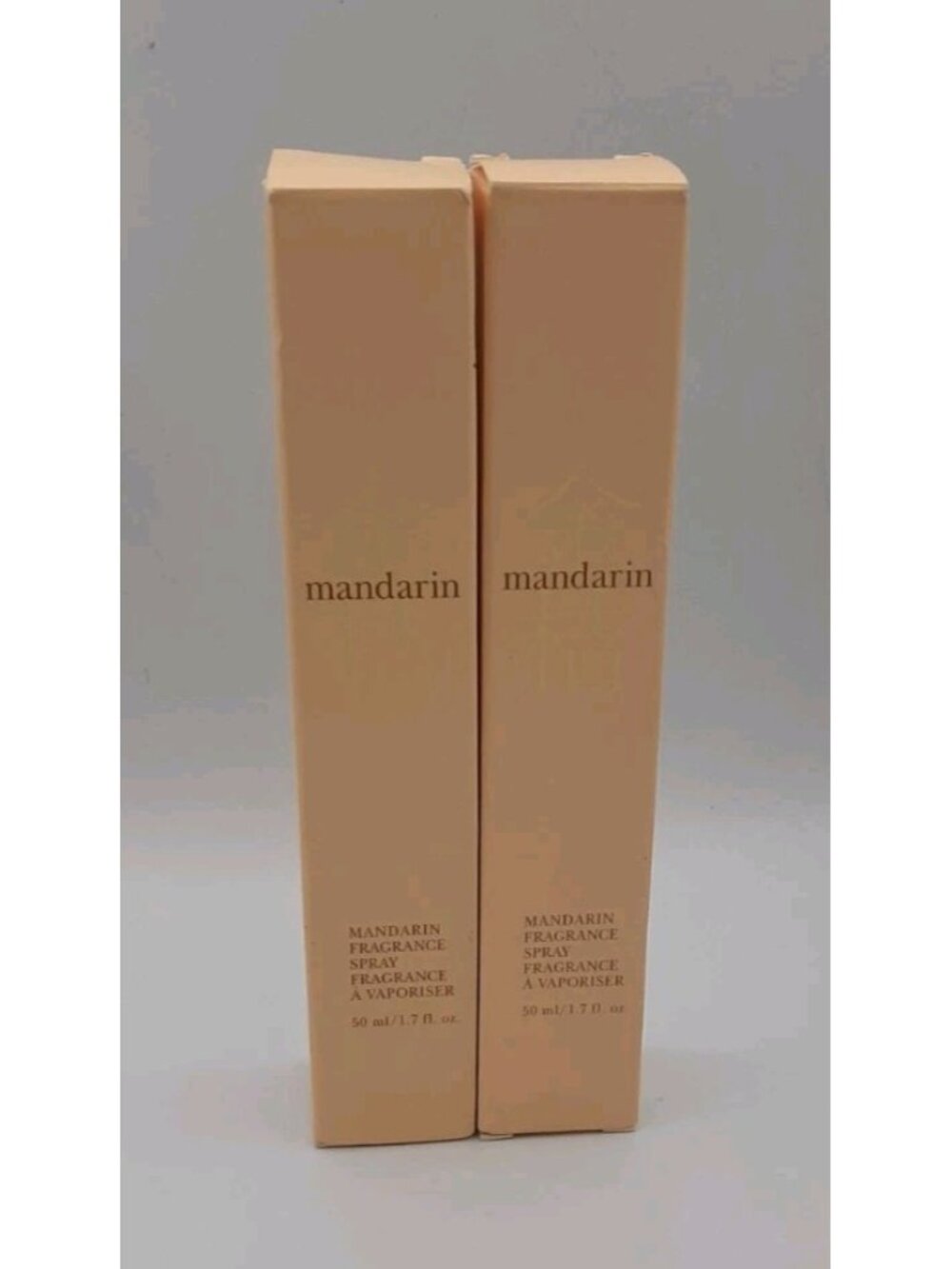 Vintage Rare Avon Mandarin Fragrance Spray 2 Bottles in Original Box